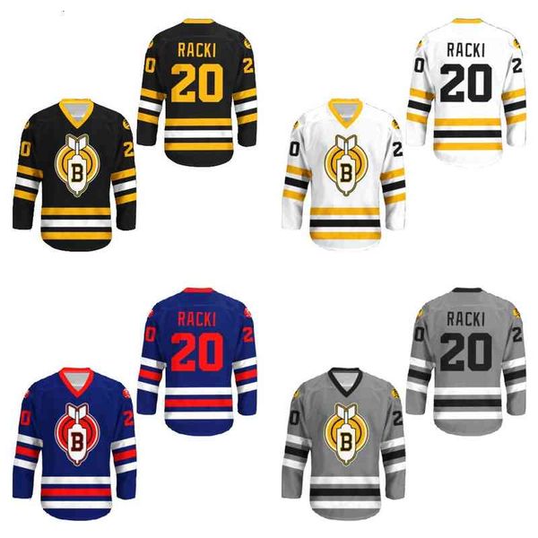 20 carl racki youngblood movie jersey thunder bay bombers movie hockey jerseys white movie jerseys stitched fast, Black
20 carl racki youngblood movie jersey thunder bay bombers movie hockey jerseys white movie jerseys stitched fast, Black