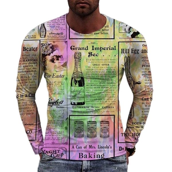 men's tee t shirt 3d print graphic round neck casual daily print long sleeve fashion designer comfortable big and tall white b1zc#, White;black
men's tee t shirt 3d print graphic round neck casual daily print long sleeve fashion designer comfortable big and tall white b1zc#, White;black