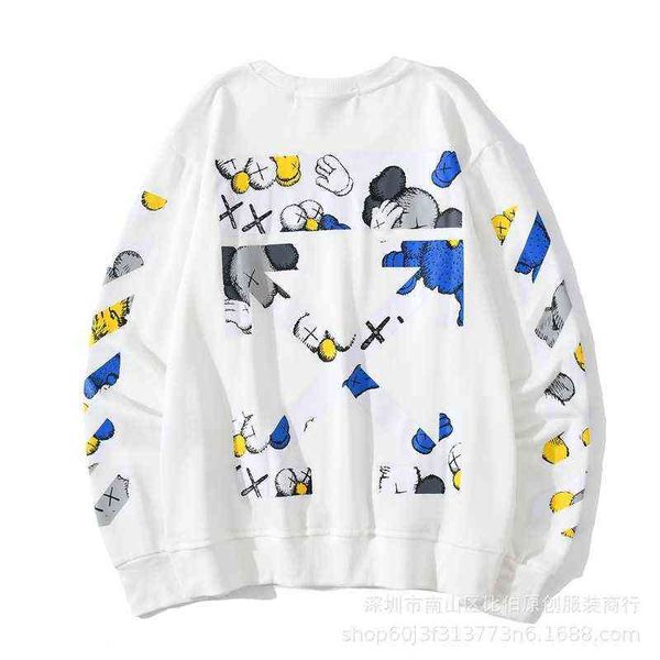 20ss autumn winter new off sweater ow graffiti arrow men's and women's loose thin bottomed et, Black
20ss autumn winter new off sweater ow graffiti arrow men's and women's loose thin bottomed et, Black