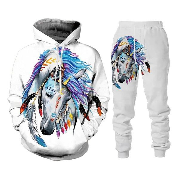 men's tracksuits animal horse 3d print hoodie pants set long sleeve men tracksuit pullover hooded sweatshirts casual clothing suit, Gray
men's tracksuits animal horse 3d print hoodie pants set long sleeve men tracksuit pullover hooded sweatshirts casual clothing suit, Gray