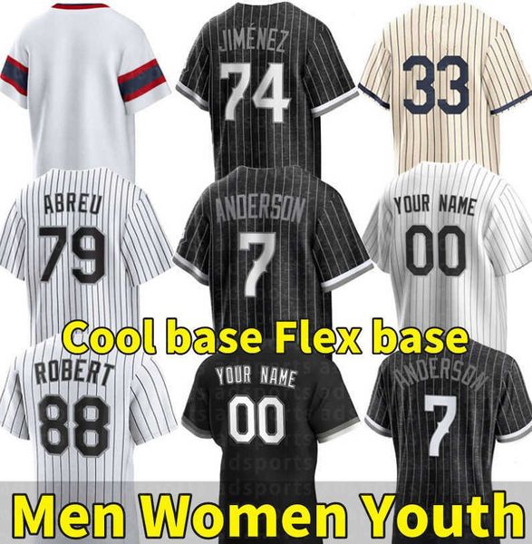 Tim Anderson Baseball Jersey White Jose Abreu Yoan Moncada Sox Eloy Jiménez Luis Robert Yasmani Grandal Lucas Giolito Frank Thomas Lance, Men's color 1
Tim Anderson Baseball Jersey White Jose Abreu Yoan Moncada Sox Eloy Jiménez Luis Robert Yasmani Grandal Lucas Giolito Frank Thomas Lance, Men's color 1