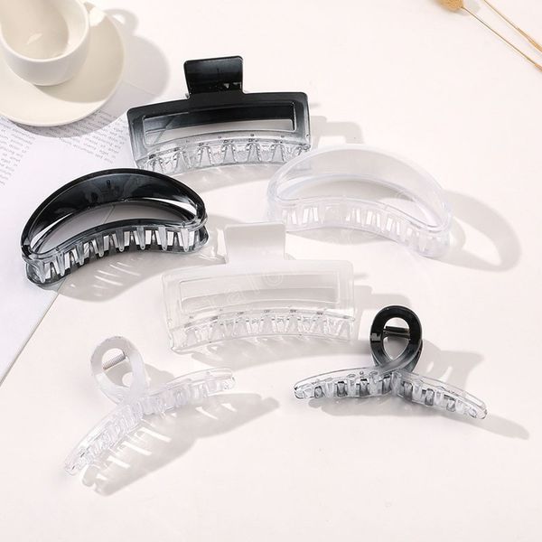 fashion women transparent gradient large hair claws acrylic hair clip barrette ponytail clips headwear hair accessories, Slivery;white
fashion women transparent gradient large hair claws acrylic hair clip barrette ponytail clips headwear hair accessories, Slivery;white