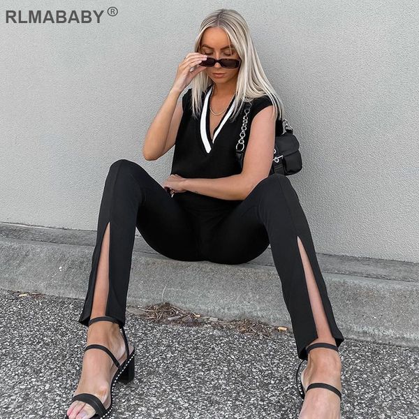 2022 autumn winter splits zipper elegant trousers women slim high waist pants new casual streetwear ladies black pants bottoms, Black;white
2022 autumn winter splits zipper elegant trousers women slim high waist pants new casual streetwear ladies black pants bottoms, Black;white
