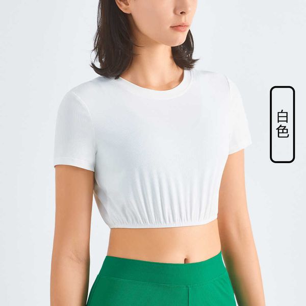 yoga short sleeve women fashion round neck casual exposed navel t-shirt running fitness gym clothes sun protection sports shirts, White;red
yoga short sleeve women fashion round neck casual exposed navel t-shirt running fitness gym clothes sun protection sports shirts, White;red
