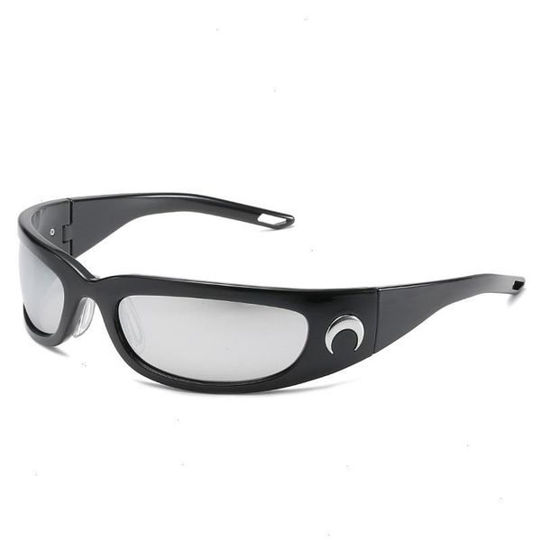 fashion retro moon sunglasses women men brand design male female beach oculos de sol feminino vintage sun glasses uv400, White;black 
fashion retro moon sunglasses women men brand design male female beach oculos de sol feminino vintage sun glasses uv400, White;black