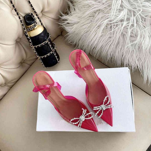 slippers summer pointed bow transparent glue french girl fairy style high-heeled crystal sandals q2dc, Black
slippers summer pointed bow transparent glue french girl fairy style high-heeled crystal sandals q2dc, Black
