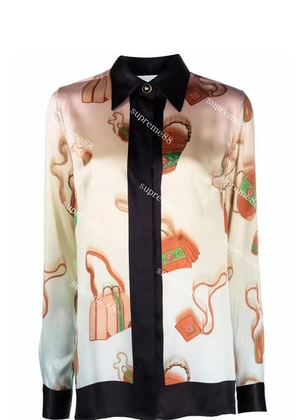 casablanca casa women handbag printed silk shirt long sleeves fashion designer shirts summer, White;black
casablanca casa women handbag printed silk shirt long sleeves fashion designer shirts summer, White;black