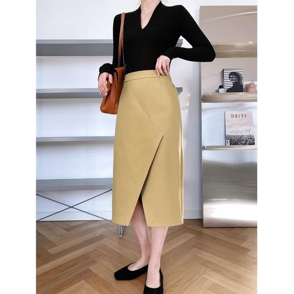 skirts spring formal high-waist women skirt 2022 office lady mid-calf length straight women's elegant black femme
skirts spring formal high-waist women skirt 2022 office lady mid-calf length straight women's elegant black femme