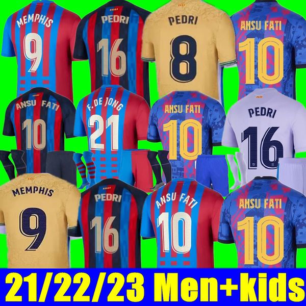 21 22 23 ansu fati camisetas de football soccer jersey memphis barcelona pedri kun aguero 2021 2022 2023 f.de jong barca dest kit shirts men, Black
21 22 23 ansu fati camisetas de football soccer jersey memphis barcelona pedri kun aguero 2021 2022 2023 f.de jong barca dest kit shirts men, Black