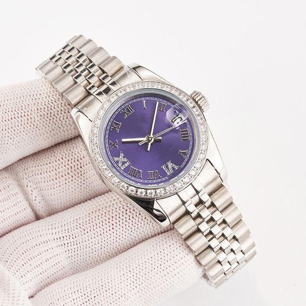 31mm watch precision durable automatic mechanical stainless steel case ladies waterproof luminous watch, Slivery;brown
31mm watch precision durable automatic mechanical stainless steel case ladies waterproof luminous watch, Slivery;brown