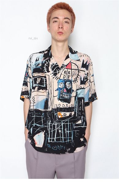 men graffiti shirts women 1 oversized hawaii shirt tees, White;black
men graffiti shirts women 1 oversized hawaii shirt tees, White;black