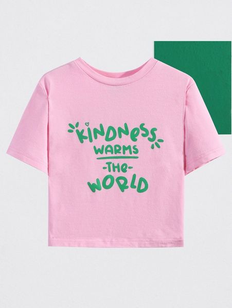 x chubcatart drop shoulder slogan pattern tee c62z#, White 
x chubcatart drop shoulder slogan pattern tee c62z#, White