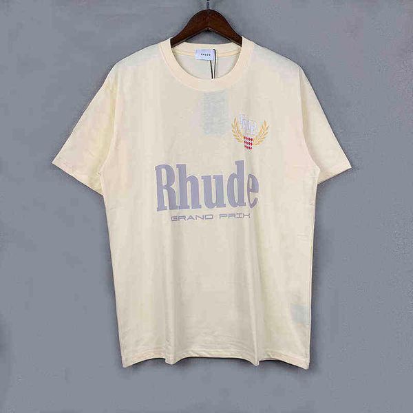 rhude t shirt men women quality streetwear oversize ops green red summer daily male clothes, White;black
rhude t shirt men women quality streetwear oversize ops green red summer daily male clothes, White;black