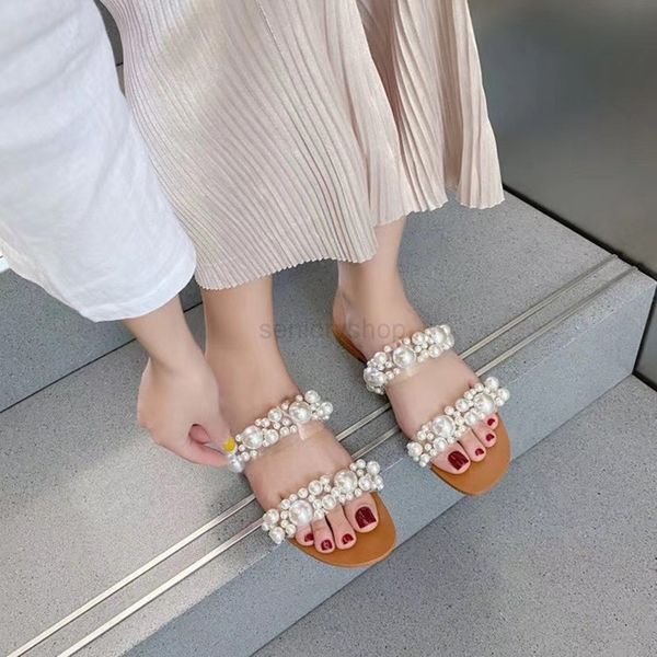 2021 women bohemian pearl slippers flat bottom sandals summer open toe ladies shoes crystal flip flops shoes chaussure femme shrfswuriou, Black
2021 women bohemian pearl slippers flat bottom sandals summer open toe ladies shoes crystal flip flops shoes chaussure femme shrfswuriou, Black