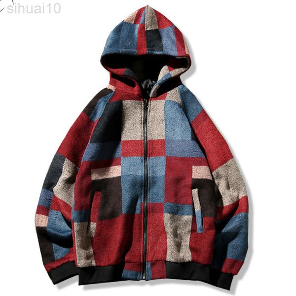 2019 mannen plaid jas koreaanse wollen warm hooded casual zip vest plus size l220730, Black
2019 mannen plaid jas koreaanse wollen warm hooded casual zip vest plus size l220730, Black