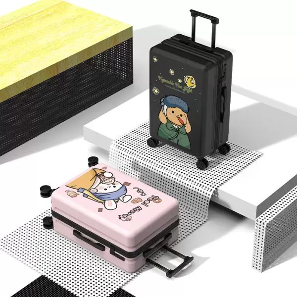 irisbobs ins internet celebrity new small trolley case 20 cute graffiti travel suitcase children's student izon soft duffle 55 suitcase, Black;red
irisbobs ins internet celebrity new small trolley case 20 cute graffiti travel suitcase children's student izon soft duffle 55 suitcase, Black;red