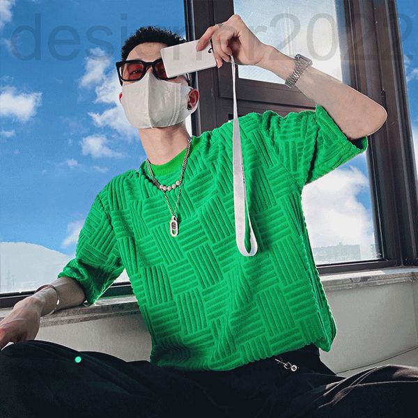 men's t-shirts designer correct version 22 summer triangle three-dimensional relief towel jacquard couple men's and women's s, White;black
men's t-shirts designer correct version 22 summer triangle three-dimensional relief towel jacquard couple men's and women's s, White;black