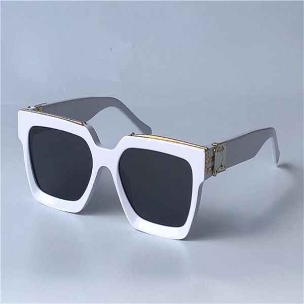 

96006 designer square sunglasses men women vintage shades driving polarized sunglasse male sun glasse fashion metal plank sunglass327u, White;black