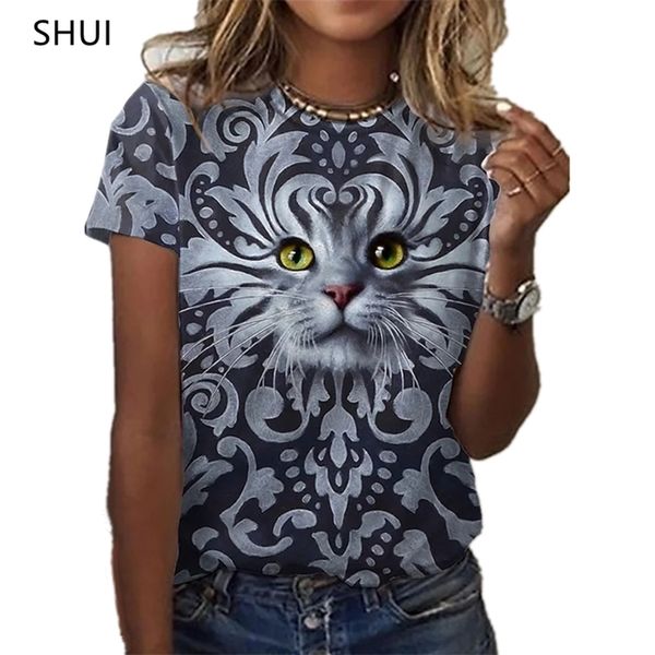 printing cute catcat printing female tshirt fashion fitness girl shortsleeved fashion casual niche design clothing 220527, White
printing cute catcat printing female tshirt fashion fitness girl shortsleeved fashion casual niche design clothing 220527, White