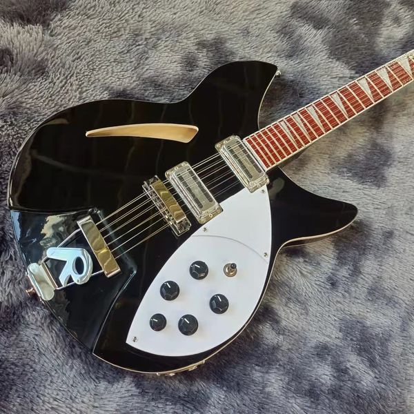 new hollow body 360 electric guitar 12 strings guitar rosewood fingerboard with glossy paint 'r' style tailpiece
new hollow body 360 electric guitar 12 strings guitar rosewood fingerboard with glossy paint 'r' style tailpiece