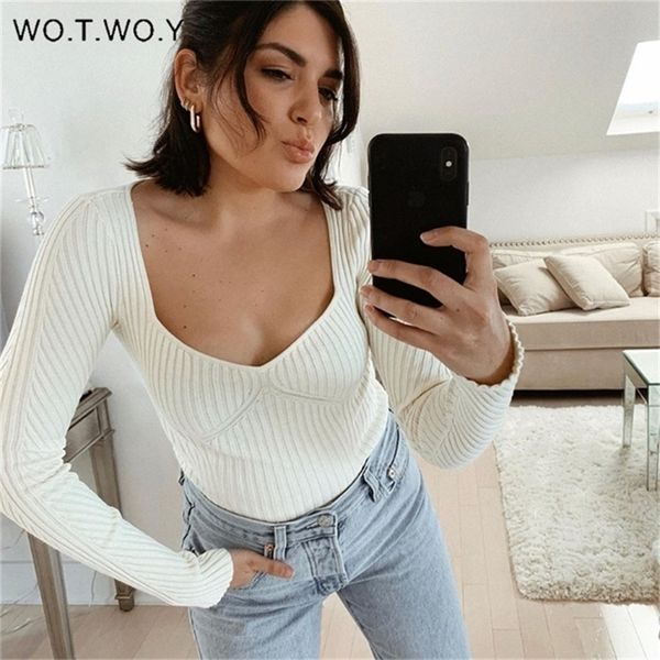 wotwoy v-neck cropped sweaters women autumn winter bottoming knitted pullovers women high street solid sweaters femme 201221, White;black
wotwoy v-neck cropped sweaters women autumn winter bottoming knitted pullovers women high street solid sweaters femme 201221, White;black