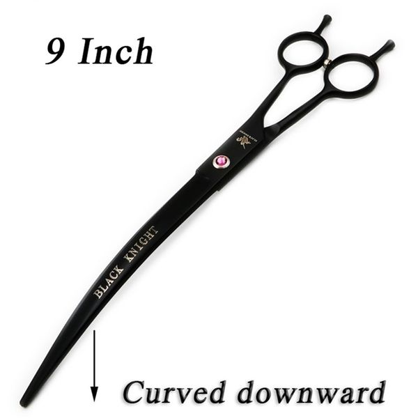 9 inch hairdressing scissors professional pet grooming curved downward salon barber hair shears for dogs and animal 220317
9 inch hairdressing scissors professional pet grooming curved downward salon barber hair shears for dogs and animal 220317