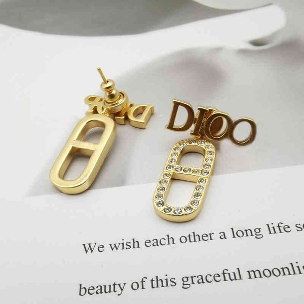 fashion new jewelry trend luxury brand designer wholesale d home earrings letter inlaid simple tassel temperament versatile personalized wom, Silver
fashion new jewelry trend luxury brand designer wholesale d home earrings letter inlaid simple tassel temperament versatile personalized wom, Silver