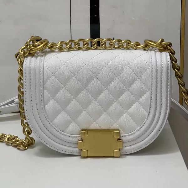 22ss french half round boy flap bag calfskin classic quilted diamond gold hardware chain shoulder crossbody bag designer luxury ladies mini
22ss french half round boy flap bag calfskin classic quilted diamond gold hardware chain shoulder crossbody bag designer luxury ladies mini