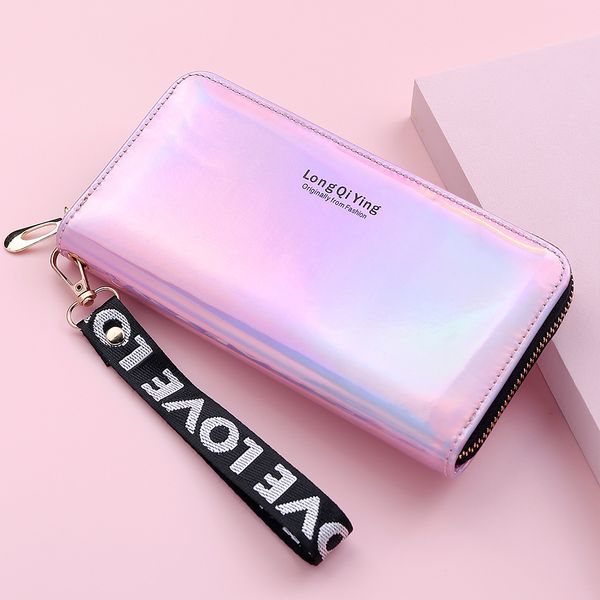 2021 new laser women wallets fashion long zipper female coin purse id credit card holder ladies clutch, Red;black
2021 new laser women wallets fashion long zipper female coin purse id credit card holder ladies clutch, Red;black
