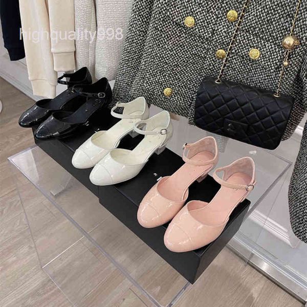 dress shoes high end quality early spring mary jane shoes mid air heel baotou women's patent leather pink sandals, Black
dress shoes high end quality early spring mary jane shoes mid air heel baotou women's patent leather pink sandals, Black