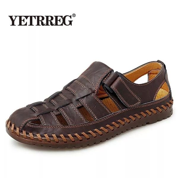 brand summer genuine leather roman men's sandals business casual shoes outdoor beach wading slippers big size 39-48 220426, Black
brand summer genuine leather roman men's sandals business casual shoes outdoor beach wading slippers big size 39-48 220426, Black