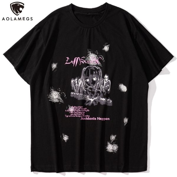 aolamegs japanese anime graffiti letter printed t-shirt men baggy o-neck tee summer high street harajuku streetwear couple 220509, White;black
aolamegs japanese anime graffiti letter printed t-shirt men baggy o-neck tee summer high street harajuku streetwear couple 220509, White;black