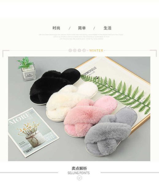 winter plush cross belt slippers indoor warmth plus women shoes big size 42,43, Black
winter plush cross belt slippers indoor warmth plus women shoes big size 42,43, Black