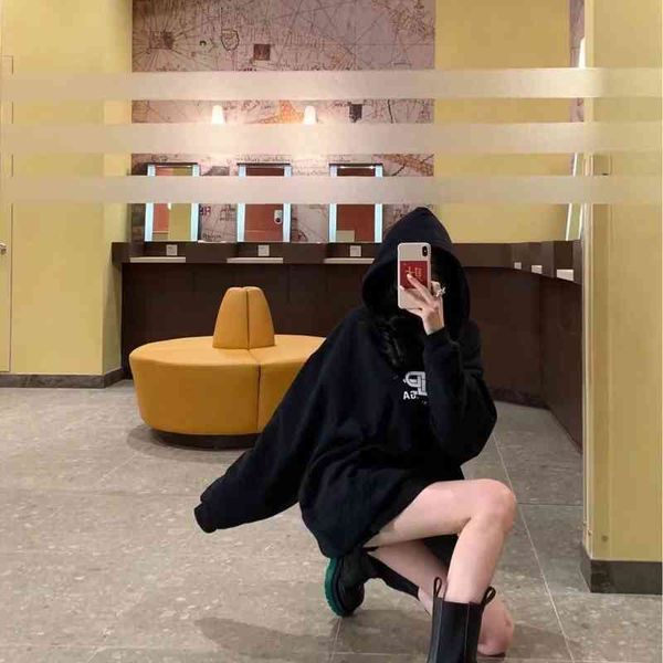 2022 designer bal hoodies and coats autumn winter new fashion br ins lock couple round neck sweater students loose hoodie lovk, Black
2022 designer bal hoodies and coats autumn winter new fashion br ins lock couple round neck sweater students loose hoodie lovk, Black
