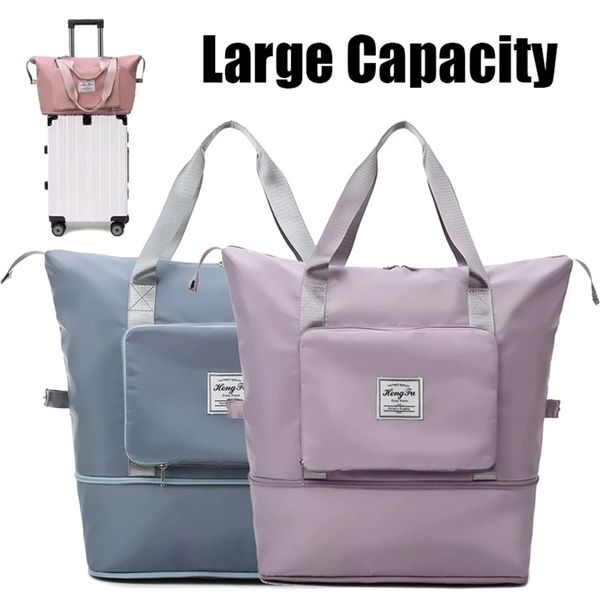 large capacity folding waterproof lage tote handbag travel duffle bag gym yoga storage bags drop 220708
large capacity folding waterproof lage tote handbag travel duffle bag gym yoga storage bags drop 220708