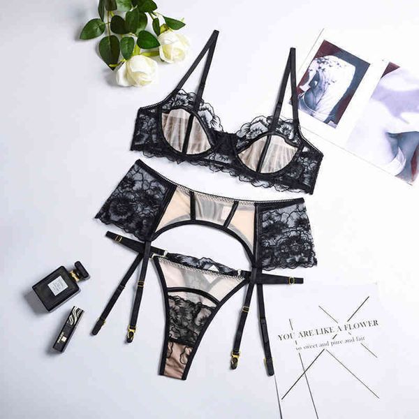 nxy set new women' lace mesh black flower embroidery ultrathin erotic underwear underwire garter gather together bra linge 0216, Red;black
nxy set new women' lace mesh black flower embroidery ultrathin erotic underwear underwire garter gather together bra linge 0216, Red;black
