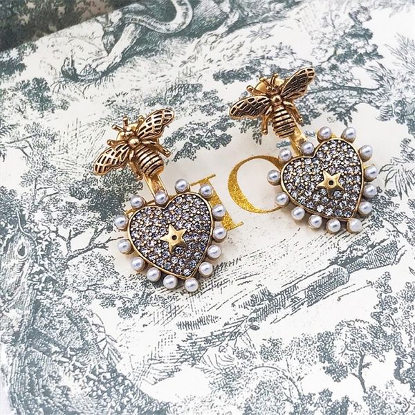 jewelry store outlets heart-shaped five pointed star full diamond pearl 925 silver needle earrings female, Golden
jewelry store outlets heart-shaped five pointed star full diamond pearl 925 silver needle earrings female, Golden