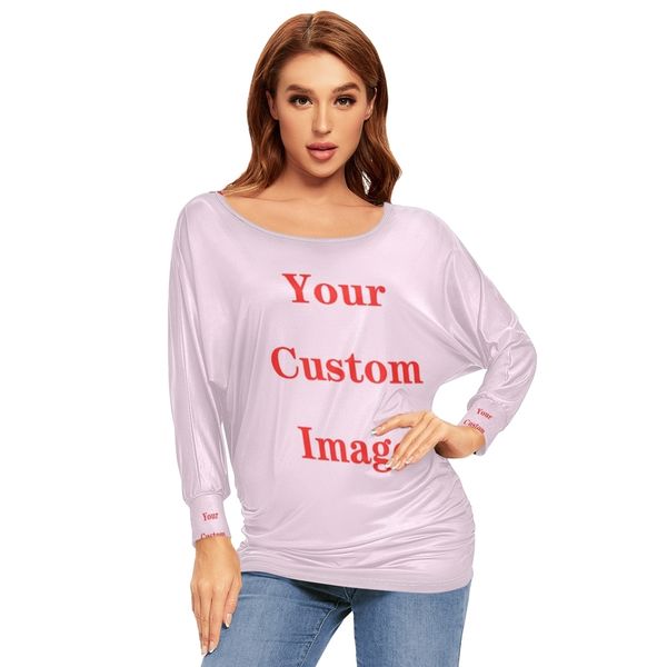 bat sleeve tshirt womens round neck pullover leisure custom pattern large round edge loose long sleeve tshirt harajuku shirt 220609, White
bat sleeve tshirt womens round neck pullover leisure custom pattern large round edge loose long sleeve tshirt harajuku shirt 220609, White