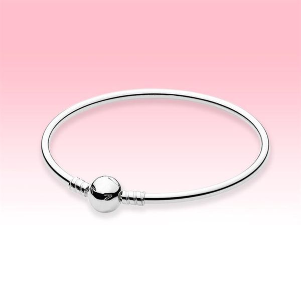 real 925 sterling silver ball clasp bangle bracelet with original box for pandora diy charms bracelet for women mens bangles273u, Black
real 925 sterling silver ball clasp bangle bracelet with original box for pandora diy charms bracelet for women mens bangles273u, Black