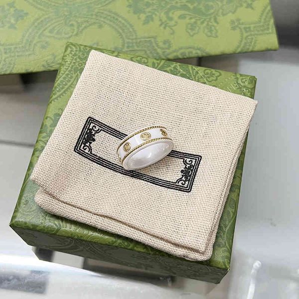 2023 designer new fashion jewelry ancient double black and white ceramic twist set phnom letter couple fashion ring, Silver
2023 designer new fashion jewelry ancient double black and white ceramic twist set phnom letter couple fashion ring, Silver