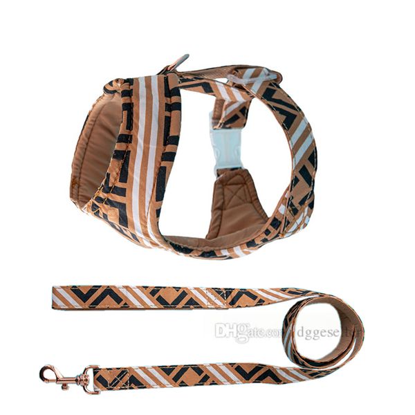designer dog harness leashes set with classic letter pattern dog vest for small dogs adjustable step in puppy harnesses soft comfort fit no
designer dog harness leashes set with classic letter pattern dog vest for small dogs adjustable step in puppy harnesses soft comfort fit no
