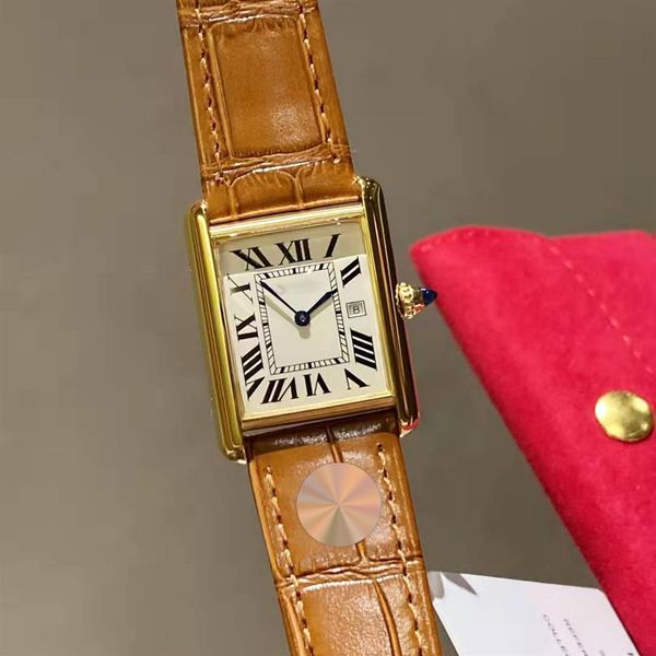 men quartz tank women luxury waterproof watch aaa quality v3 ladies wristwatch 26mm190z, Slivery;brown
men quartz tank women luxury waterproof watch aaa quality v3 ladies wristwatch 26mm190z, Slivery;brown