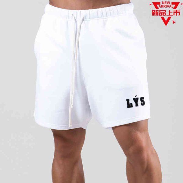 lyft2022 summer trend new shorts men's muscle fitns brother sports running training breathable, White;black
lyft2022 summer trend new shorts men's muscle fitns brother sports running training breathable, White;black