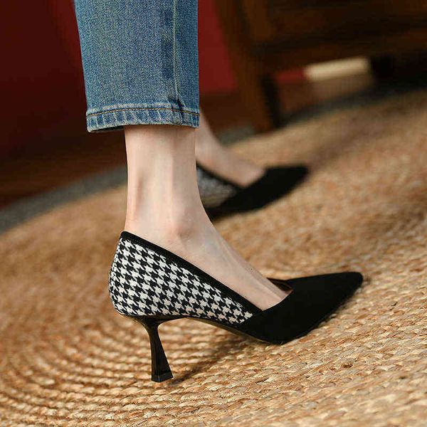 designer women's shoes boots 2022 european thousand bird grid frosted sheep high heels net red british style pointed single shoes women, Black
designer women's shoes boots 2022 european thousand bird grid frosted sheep high heels net red british style pointed single shoes women, Black