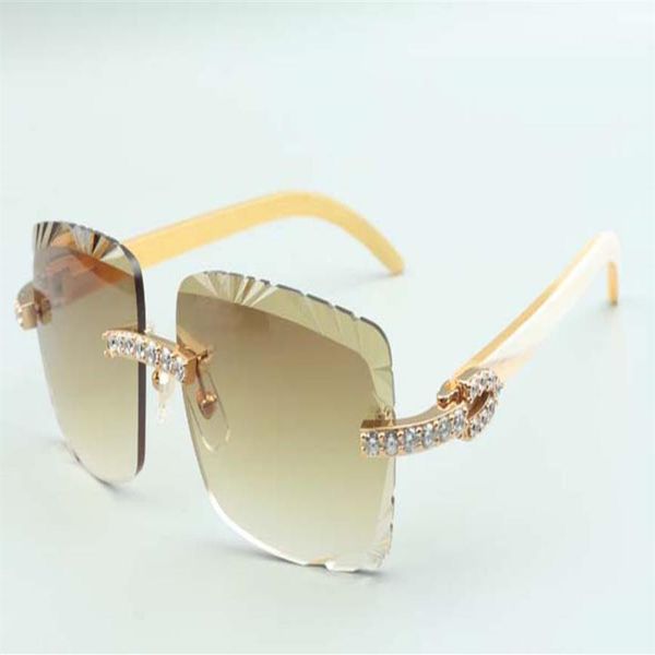 2021 style natural white buffalo horns temples sunglasses 3524020 cutting lens xl diamonds glasses size 58-18-140mm201b, White;black
2021 style natural white buffalo horns temples sunglasses 3524020 cutting lens xl diamonds glasses size 58-18-140mm201b, White;black