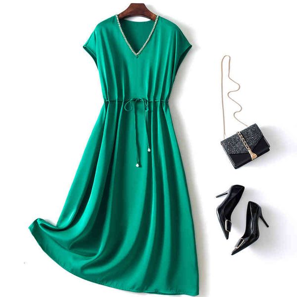 casual dresses european and american shopping malls surplus orders light luxury tail goods high-end summer clothes high waist v-neck, Black;gray
casual dresses european and american shopping malls surplus orders light luxury tail goods high-end summer clothes high waist v-neck, Black;gray