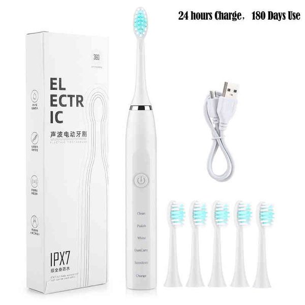 nxy toothbrush sonic electric toothbrush oral gum massage brush 5 mode 4 speed usb rechargeable dental care soft bristles toothbrush for tra
nxy toothbrush sonic electric toothbrush oral gum massage brush 5 mode 4 speed usb rechargeable dental care soft bristles toothbrush for tra