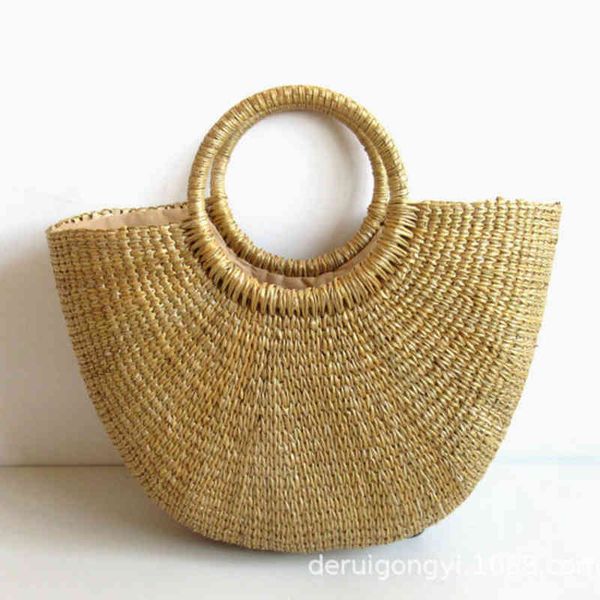 shopping bags bohemia braided semicircle tote women straw weaving handbags retro vacation beach bags ladies summer handle bag purses ins 220
shopping bags bohemia braided semicircle tote women straw weaving handbags retro vacation beach bags ladies summer handle bag purses ins 220