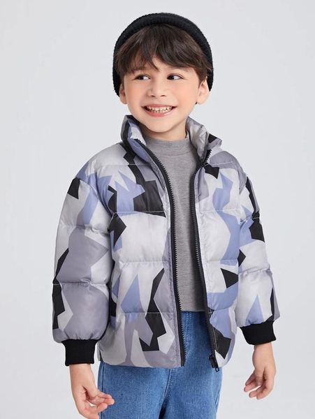 toddler boys geo print puffer coat she, Blue;gray
toddler boys geo print puffer coat she, Blue;gray