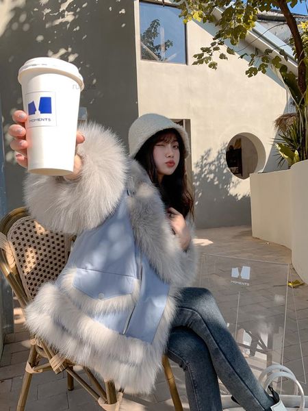 & women's fur faux blue grey luxury women genuine sheepskin wool coat natural outwear jacket oversize overcoat ea02, Black
& women's fur faux blue grey luxury women genuine sheepskin wool coat natural outwear jacket oversize overcoat ea02, Black
